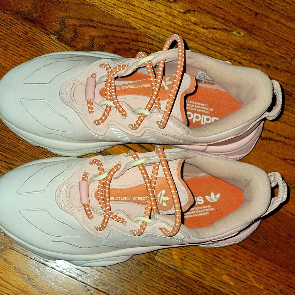 Adidas Womens Sneakers - Light Pink and Peach
